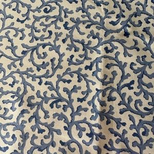 Vintage Blue and White Waverly “Savoy” Fabric